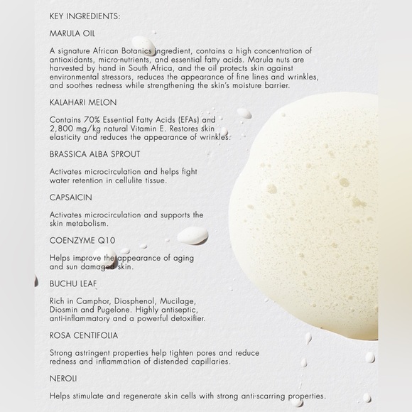 African Botanics Firming Botanical oil Rejuvenating Treatment 3.38oz 100ml, New - Picture 9 of 11